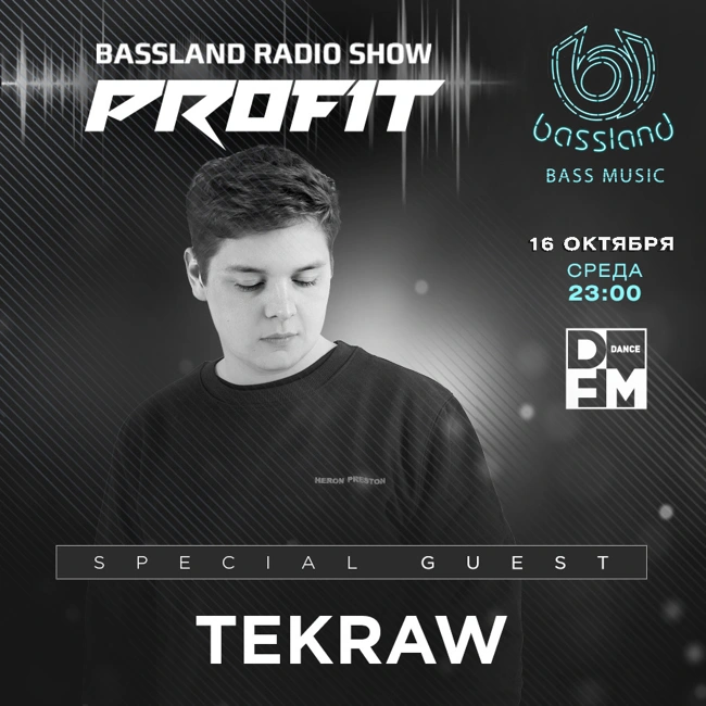 Bassland Show @ DFM (16.10.2019) - Special guest Tekraw. Bass House, Dubstep