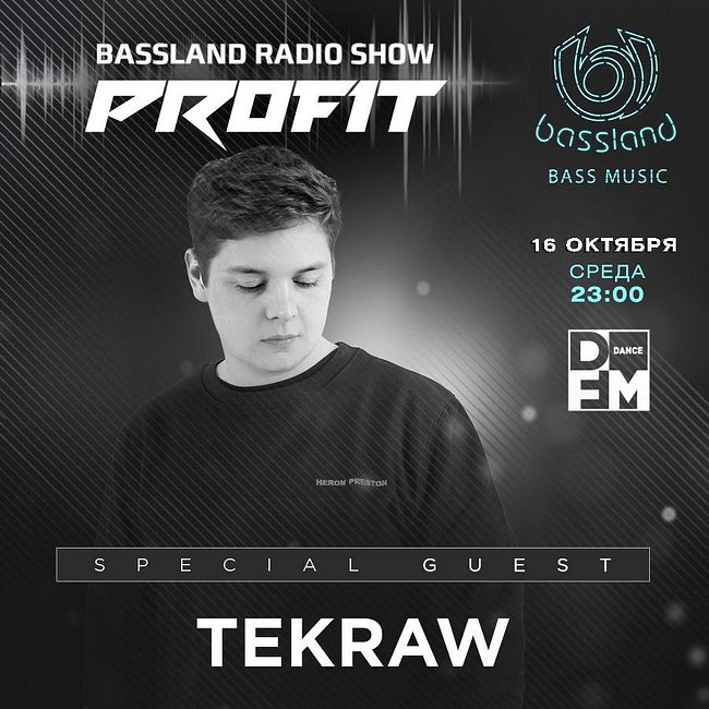 Bassland Show @ DFM (16.10.2019) - Special guest Tekraw. Bass House, Dubstep
