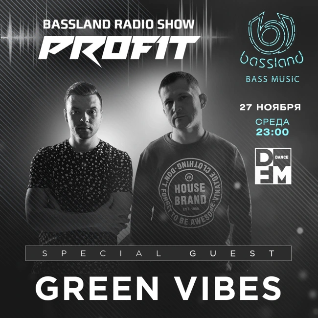 Bassland Show @ DFM (27.11.2019) - Special guest Green Vibes. Drum&Bass