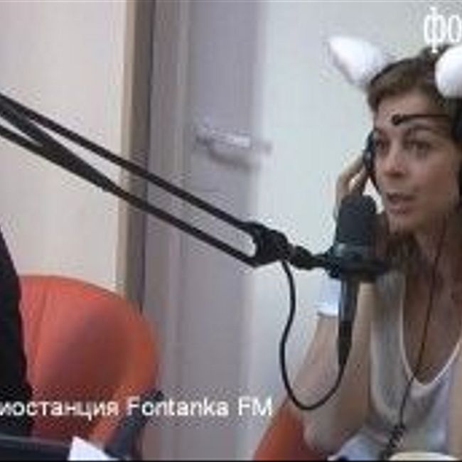 Актриса Кристина Кузьмина гость студии Фонтанка ФМ. (309)