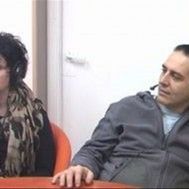 Знаменитый перкуссионист Йоэль Гонсалес и певица Полина Фрадкина дали интервью Фонтанке.FM (363)