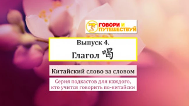 Китайский слово за словом. Выпуск 4. Глагол 喝