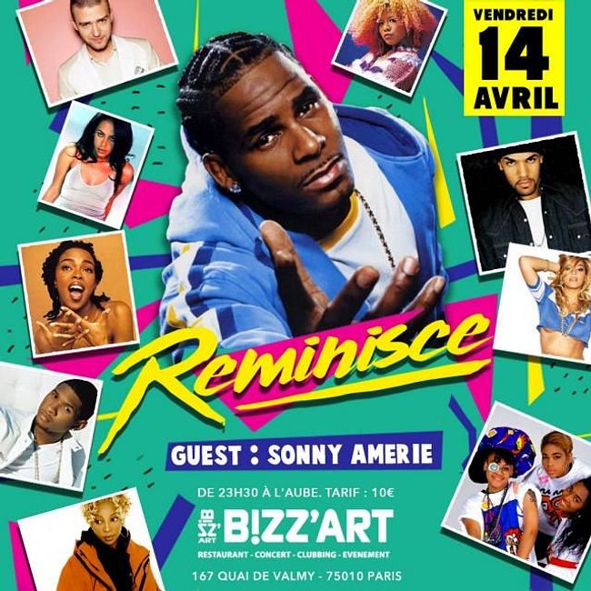 Reminisce Mix (vendredi 14 avril au BIZZ'ART).