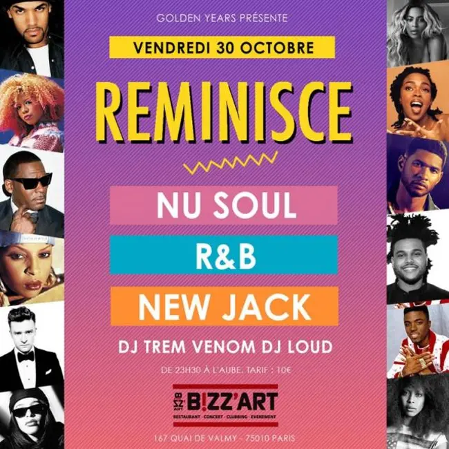 Mix speciale REMINISCE ( 30 octobre au BIZZ'ART).