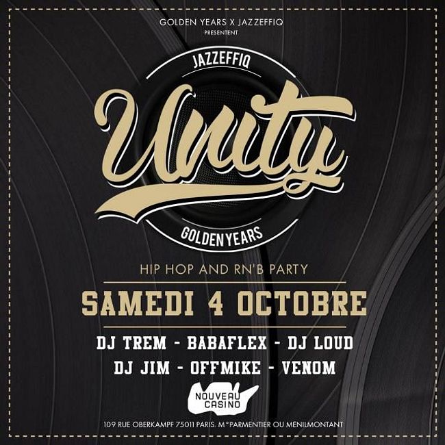 Mix Live de la soirée #unity 3 by DJ TREM.