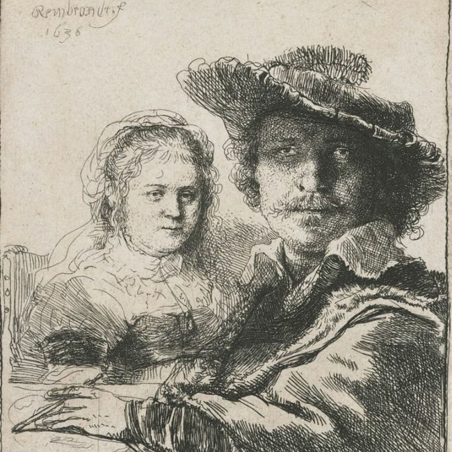 История любви в картинах. Три музы Рембрандта