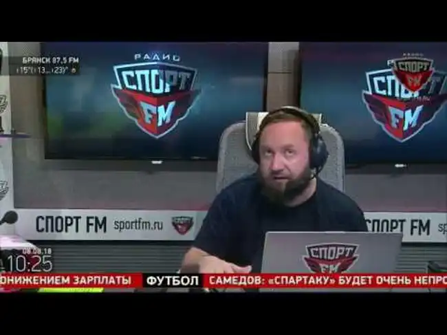Николай Писарев - 6-кратный ЧР по футболу, в гостях у 100% Утра. 08.08.18