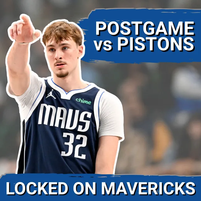 POSTGAME: Cooper Flagg Proves He's Special in the Clutch, Anthony Davis' Impact in Win vs Detroit Pistons