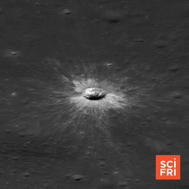 Examining a new lunar crater + searching for signs of alien technology
