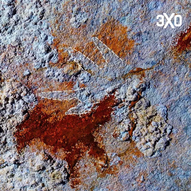 Древнейший наскальный рисунок оказался старше на тысячи лет