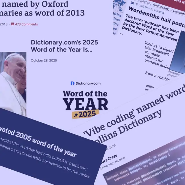 #587 | The Curious Tradition of Words of the Year