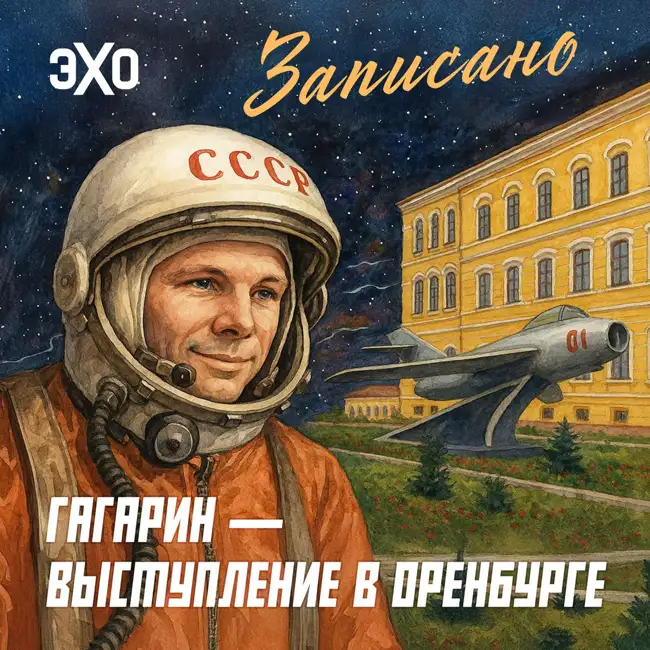 Записано: Речь Гагарина перед курсантами Летного училища в Оренбурге, 1961