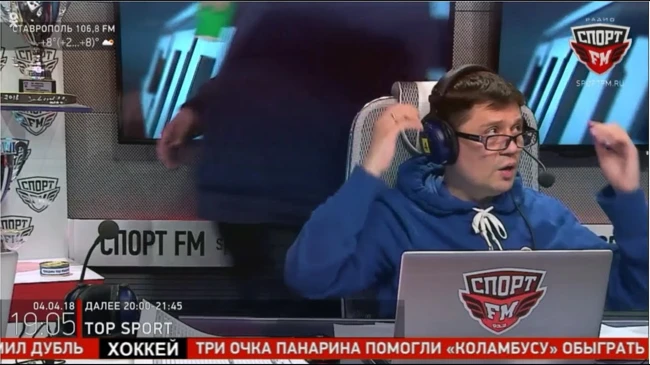 Василий Уткин на Спорт ФМ/ 100% Футбола/ 04.04.18