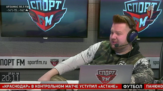 Теннисист Игорь Куницын в гостях у Спорт FM. 27.01.2018