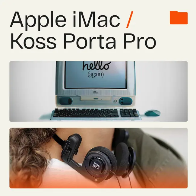 Apple iMac / Koss Porta Pro