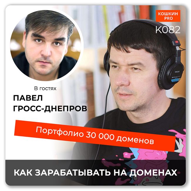 K082: Как зарабатывать на доменных именах. Павел Гросс-Днепров