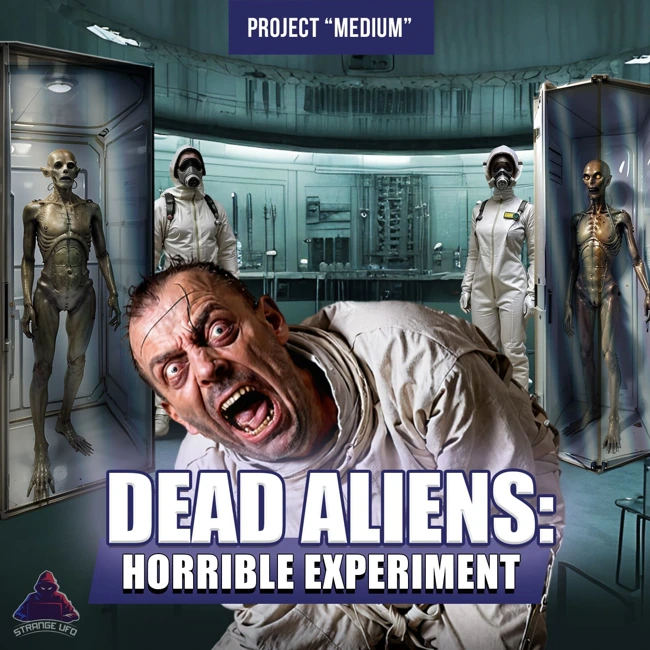 DEAD ALIENS: The terrible consequences of the experiment. A scary story