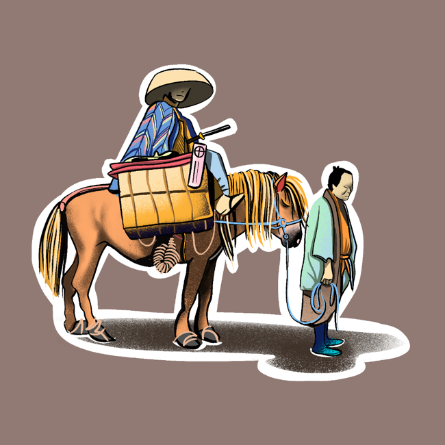 Дорога Токайдо на самом деле. Часть 2 - Путешественники