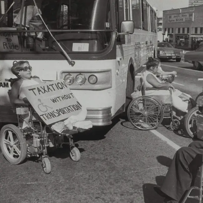 ‘We want to ride’: the 1978 protest that sparked the disability rights movement