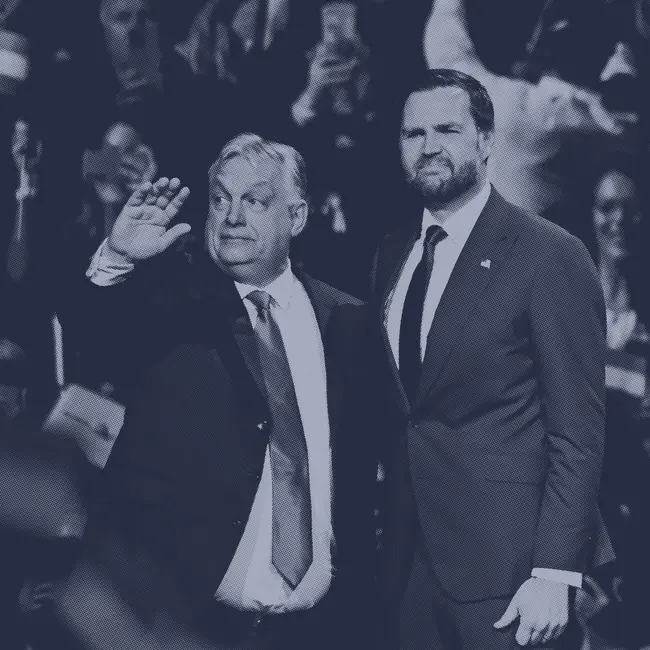 JD Vance stumps for Hungary’s Orbán
