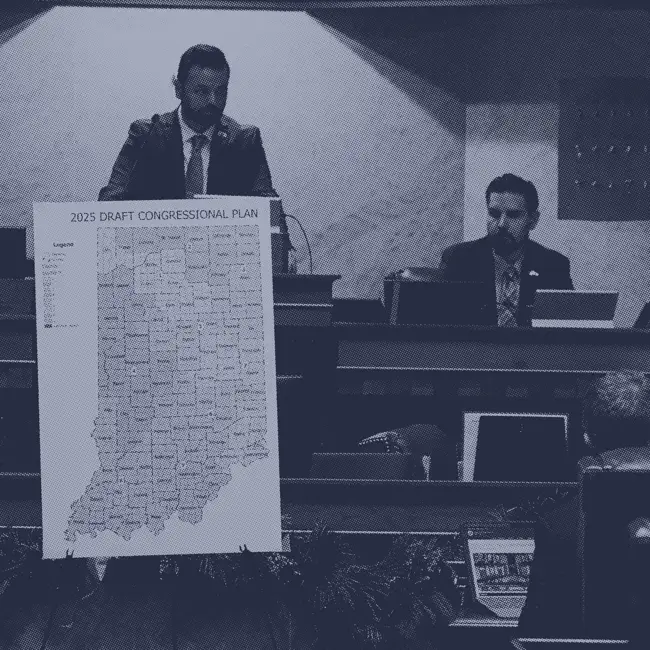 Roundup: Indiana Rejects Redistricting, Trump Bashes Immigrants In Pennsylvania