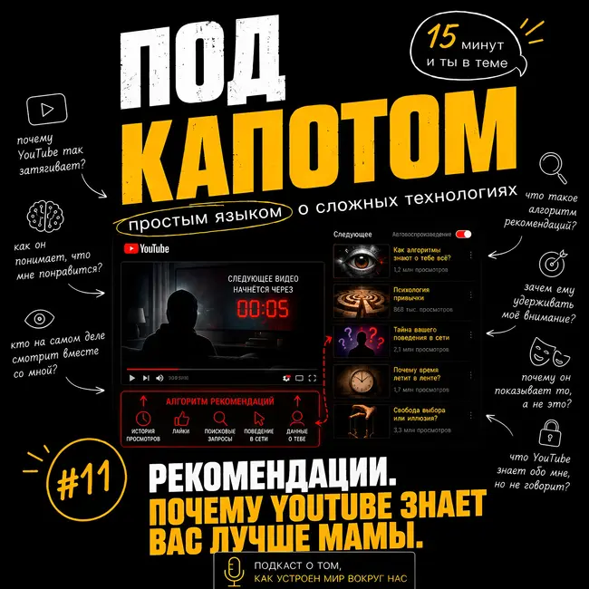 Выпуск 11: Рекомендации. Почему YouTube знает вас лучше мамы.