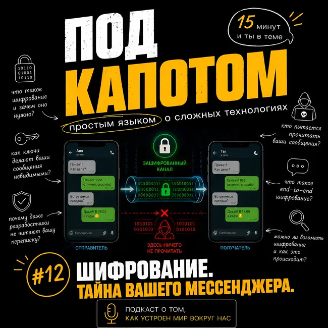 Выпуск 12: Шифрование. Тайна вашего мессенджера.
