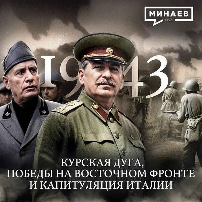 1943: Курская дуга, Победы на Восточном фронте и Капитуляция Италии / МИНАЕВ