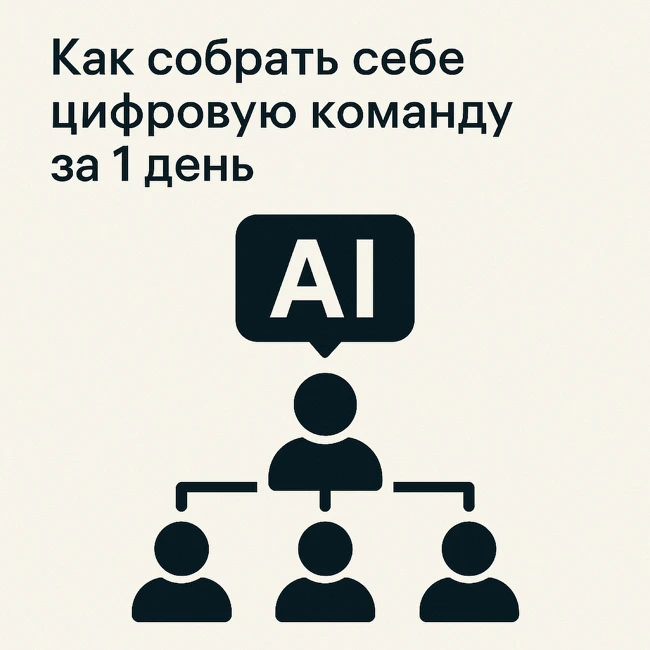 Как собрать себе цифровую команду за 1 день — без технических знаний