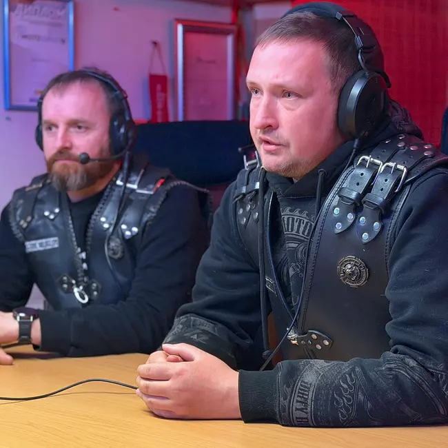 Байкеры мотоклуба «Русские медведи» мотопробеге «Две столицы» и о предстоящем 9 мая.