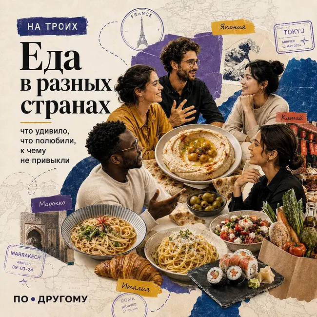 Еда в разных странах: что удивило, что полюбили, к чему не привыкли