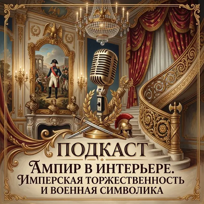 Ампир в интерьере. Имперская торжественность и военная символика