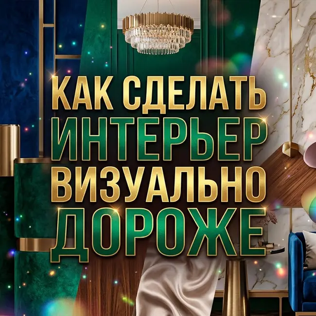 Как сделать интерьер визуально дороже