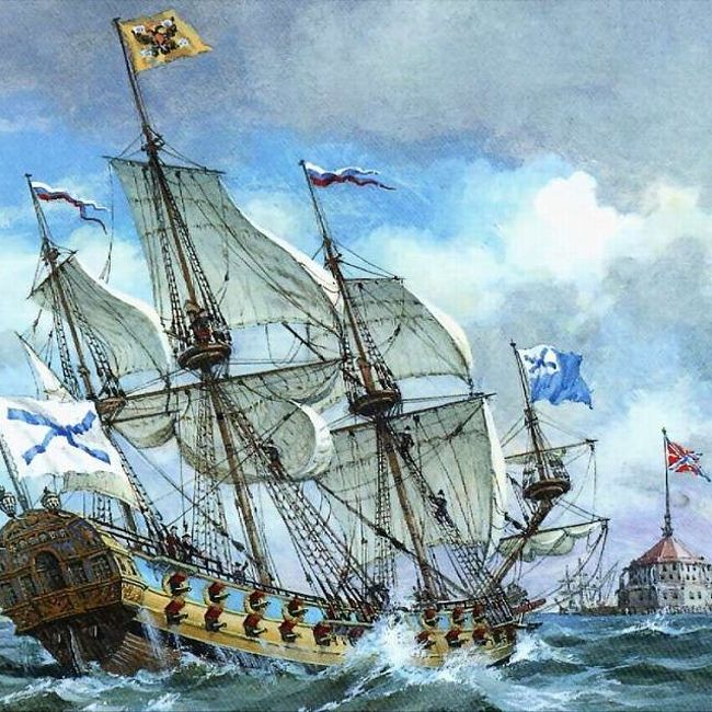 Балтийский флот периода Петра