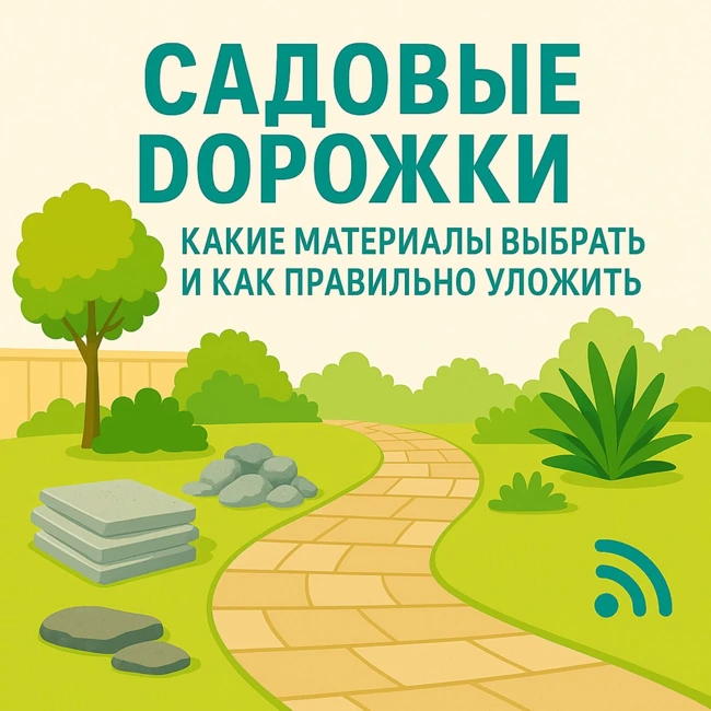 Садовые дорожки: материалы, укладка и ошибки