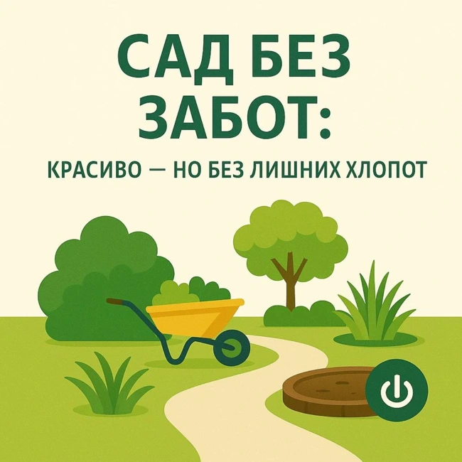 Сад без забот: красиво — но без лишних хлопот
