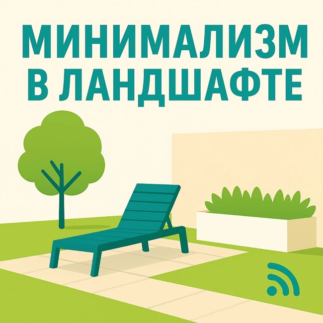 Минимализм в ландшафте: просто, но выразительно