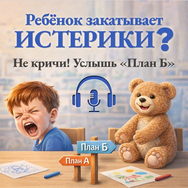 Ребёнок закатывает истерики? Не кричи! Услышь «План Б»