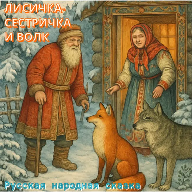 Сказки Руси: Лисичка-плутовка и доверчивый волк. 1 класс
