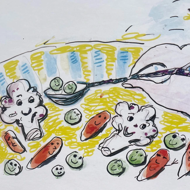 Сказка "Каждый овощ желает, чтобы его съели"