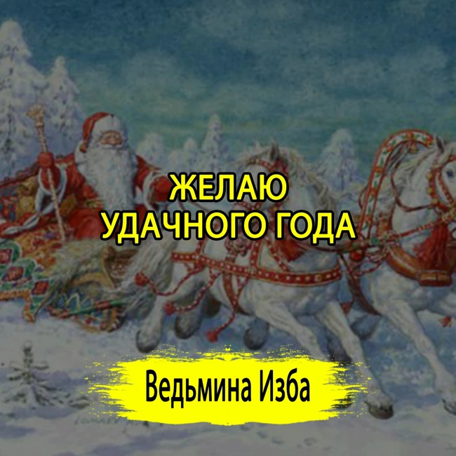 ЖЕЛАЮ УДАЧНОГО ГОДА. (ОТ 31.12.2024) #ВЕДЬМИНАИЗБА ▶️ #МАГИЯ