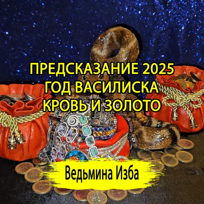 ПРЕДСКАЗАНИЕ 2025. ГОД ВАСИЛИСКА. КРОВЬ И ЗОЛОТО. (ОТ 27.12.2024) #ВЕДЬМИНАИЗБА ▶️ #МАГИЯ