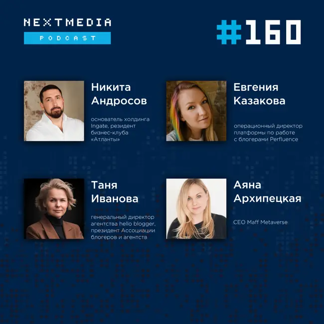 Итоги 2022 года для digital рынка: решения, кейсы, прогнозы. Ingate, Perfluence, Maff Metaverse, hello blogger