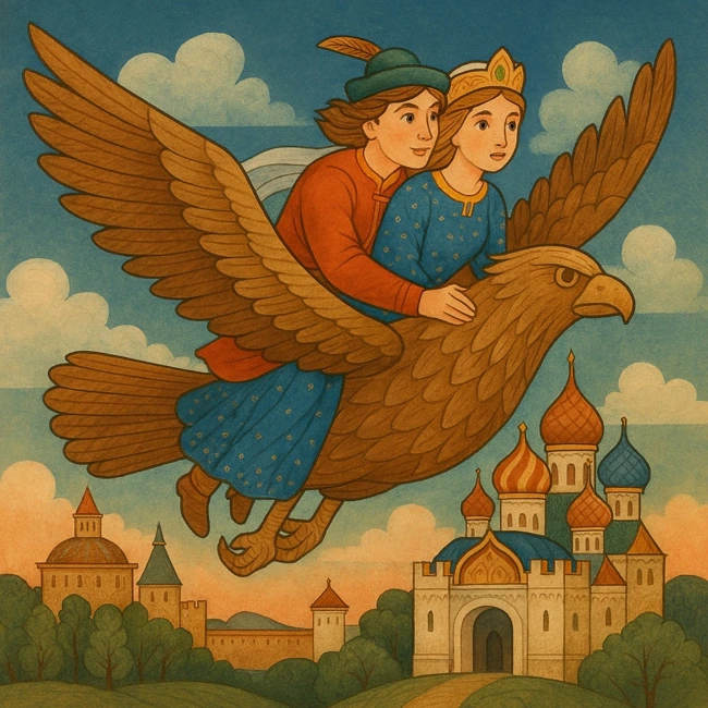 Деревянный орел. Русская народная