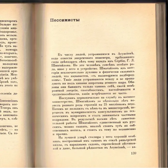 Выпуск 19. К. Парчевский - В Парагвай и Аргентину. Очерки Южной Америки. Глава 19 - Пессимисты