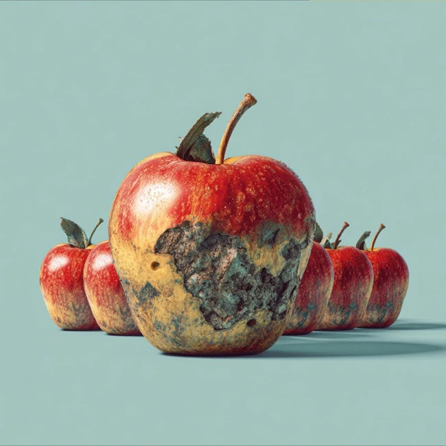 Эффект гнилого яблока: как сильно один халявщик влияет на эффективность команды