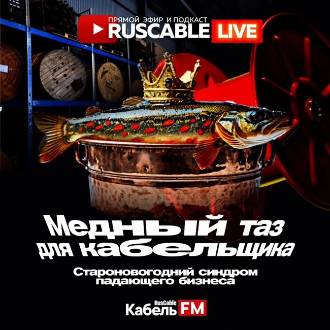 RusCable Live - Медный таз для кабельщика и пост староновогодний синдром падающего бизнеса. Эфир 17.01.25