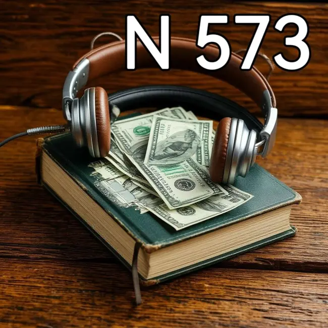 Книга N 573 "Счастливый карман, полный денег" Автор: Дэвид Кэмерон Джиканди