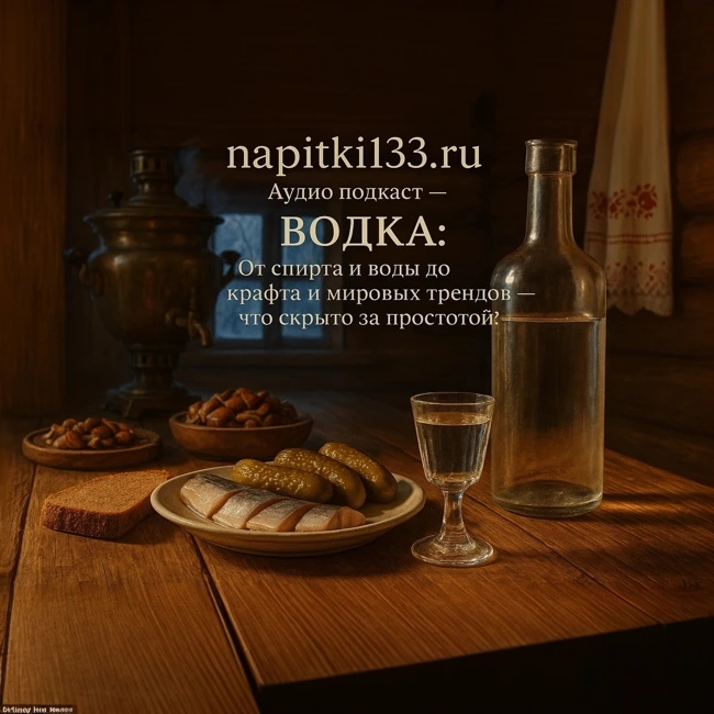 Аудио подкаст- Водка: От спирта и воды до крафта и мировых трендов – что скрыто за простотой?