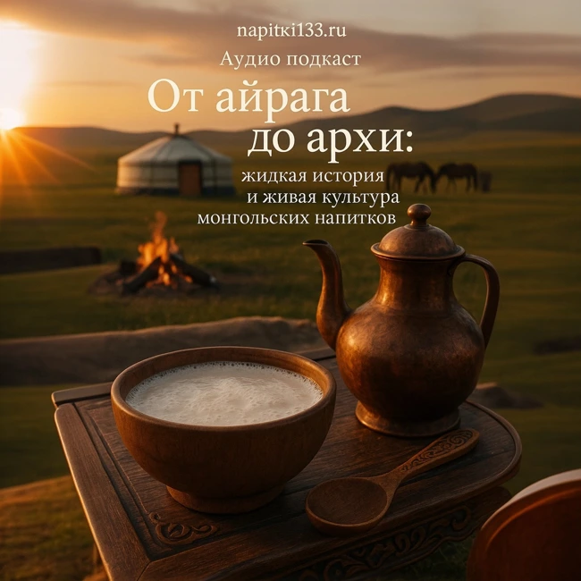 Аудио подкаст-   От айрага до архи: жидкая история и живая культура монгольских напитков
